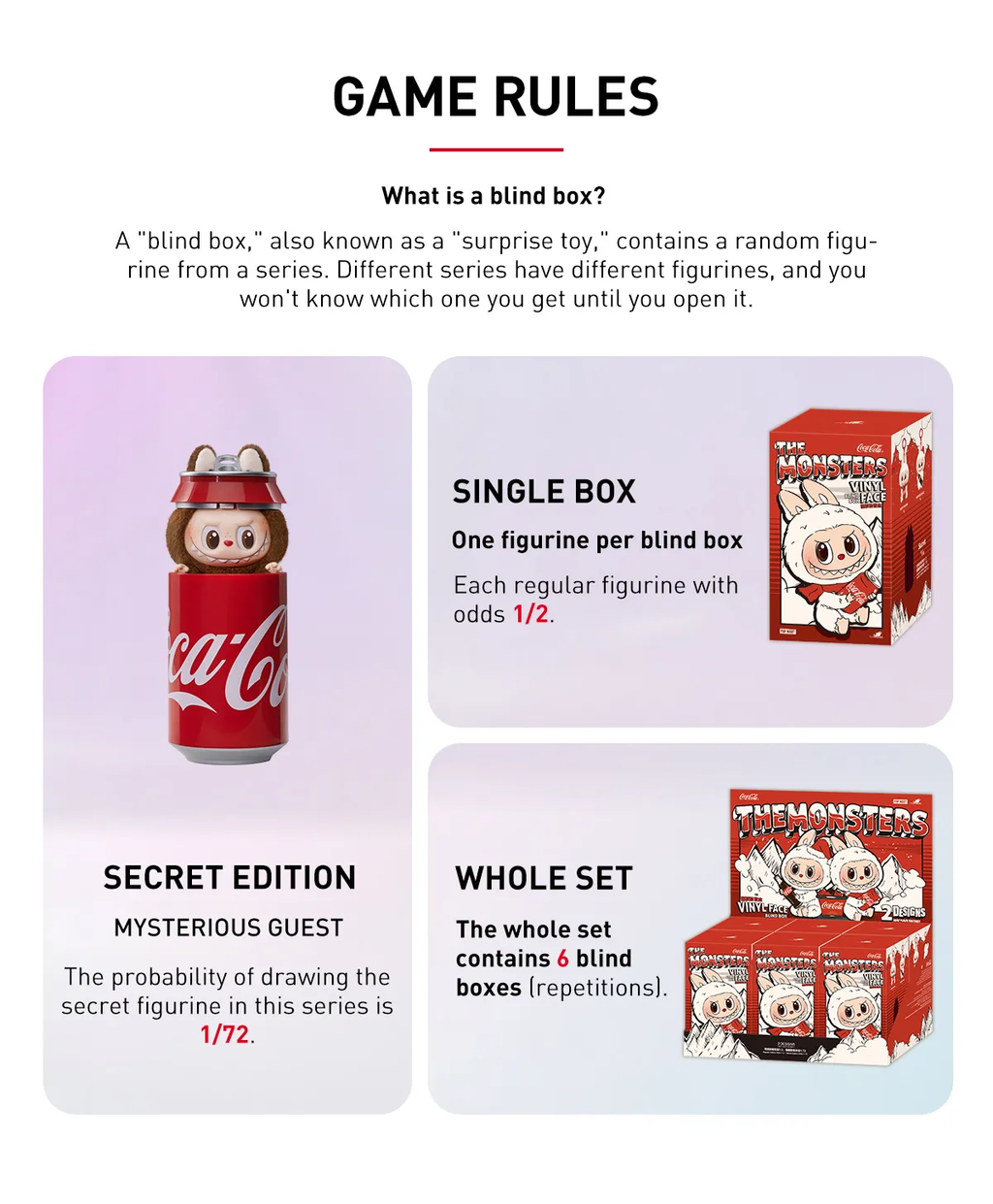 The Monsters Coca Cola Plushie Secret - Mystery Guest