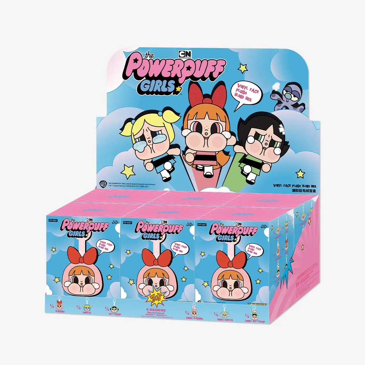 Crybaby x Powerpuff Girls - Vinyl Face Plush Doll Blossom