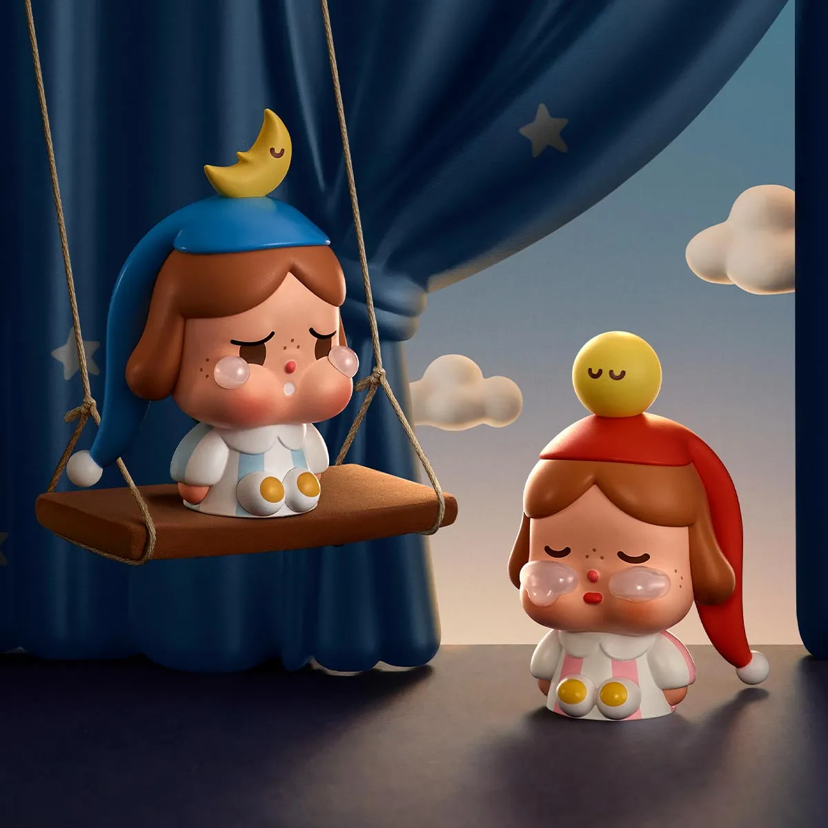 Crybaby - Crying to the Moon Sitting Figures Series