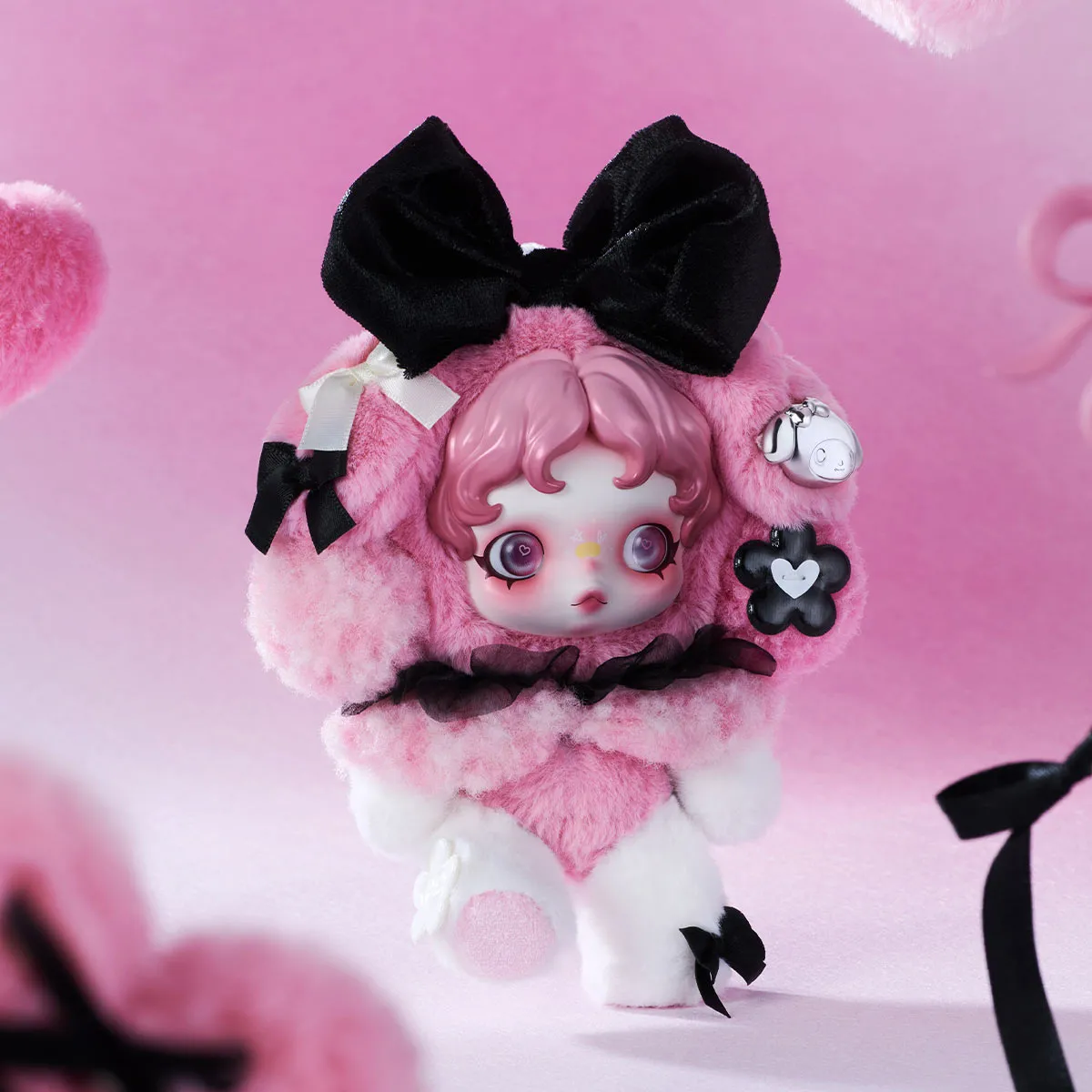 Skullpanda x My Melody Plush Pendant