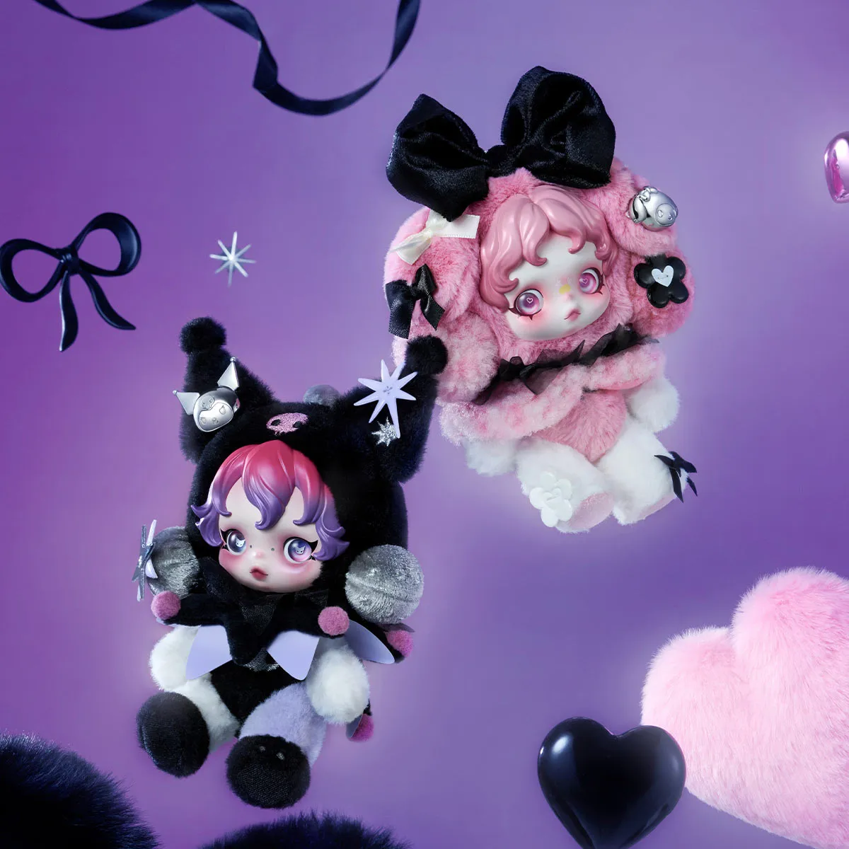 Skullpanda x My Melody Plush Pendant