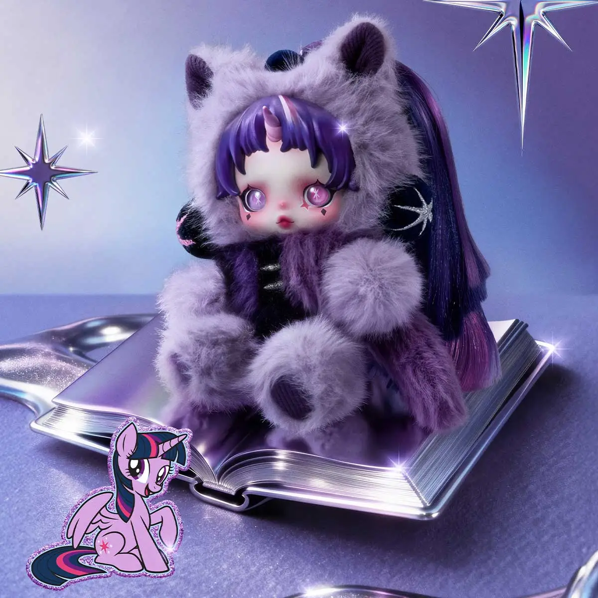 Skullpanda x My Little Pony Plush Pendant