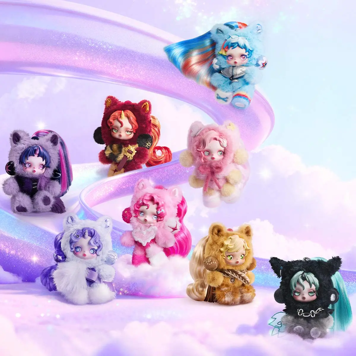 Skullpanda x My Little Pony Plush Pendant